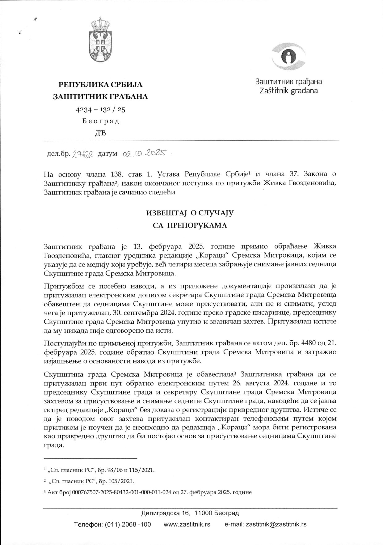 Strana 1 dokumenta D30
