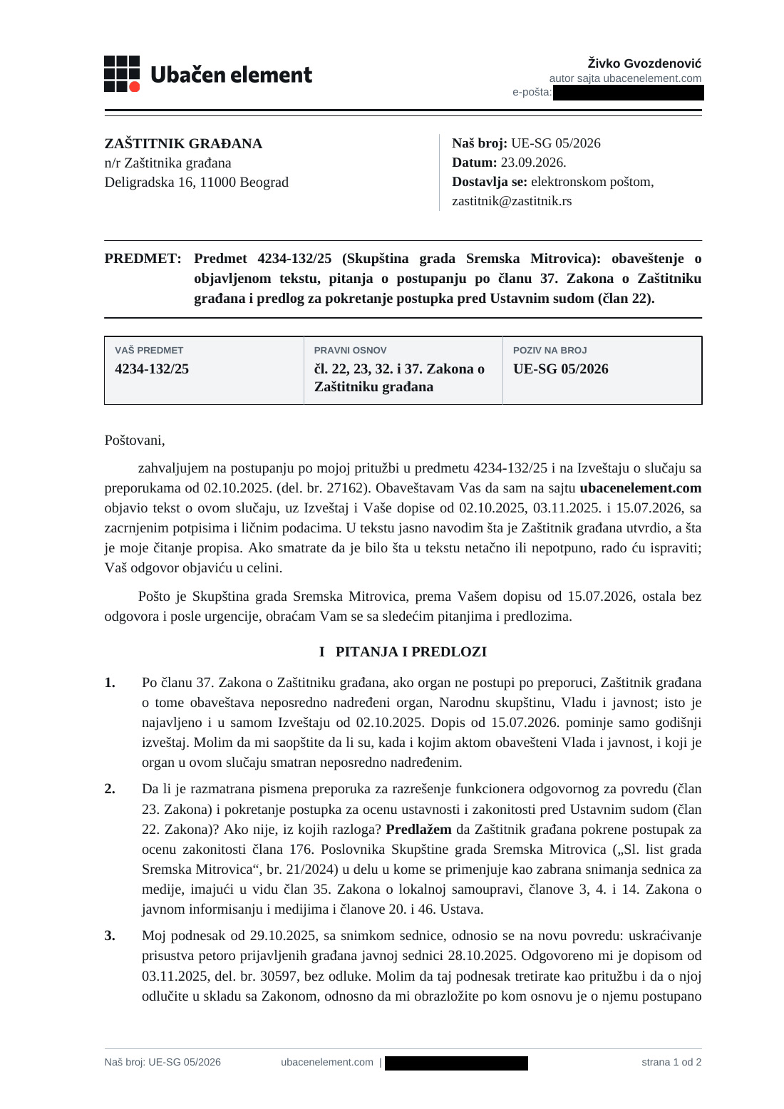 Strana 1 dokumenta D39