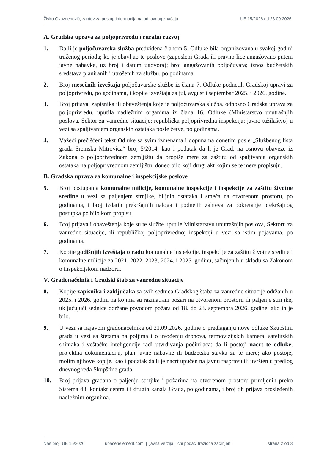 Strana 2 dokumenta D43