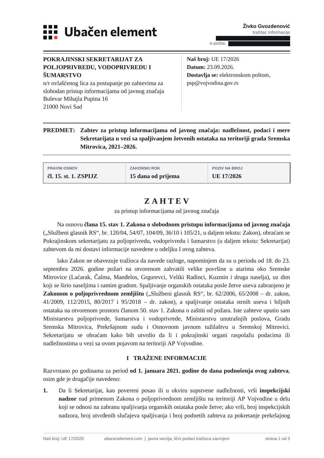 Strana 1 dokumenta D45